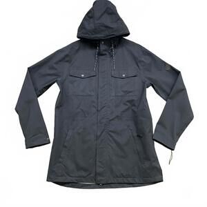 Volcom Black Waterproof Breathable Hooded Snowboard Jacket 5000MM Men Size Large